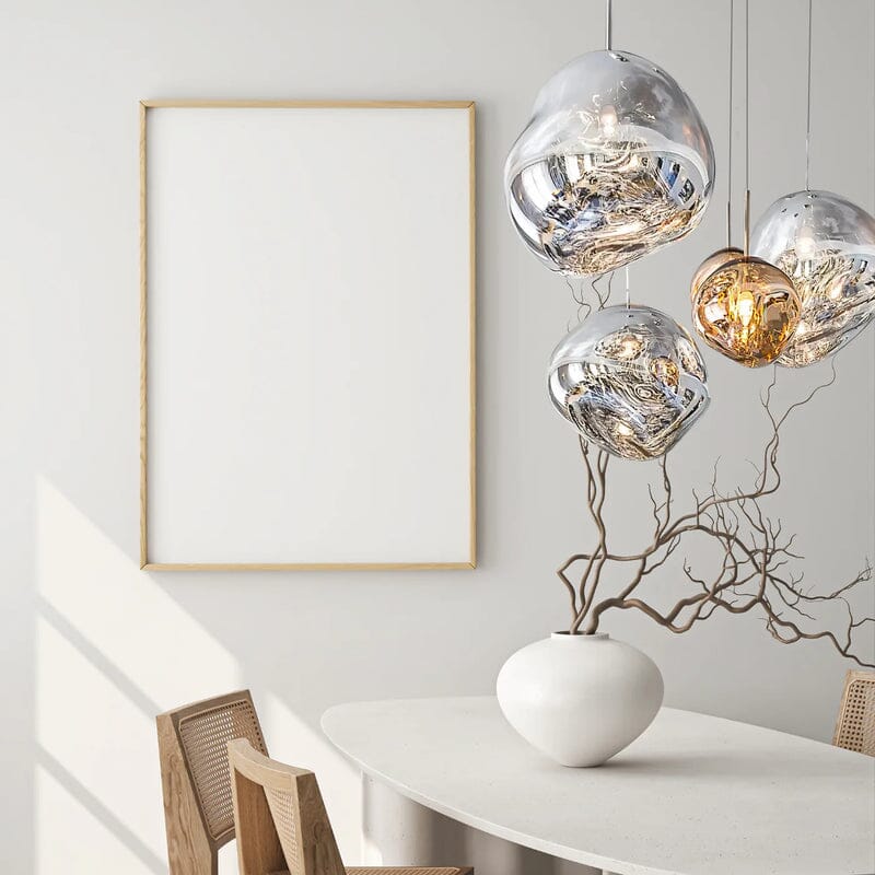 Lampa Wisząca Lava z Akrylu – Regulowana Wysokość, Oświetlenie Kuchenne w Wielu Kolorach