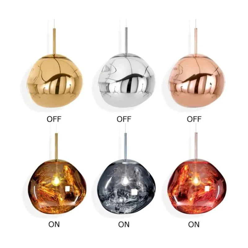 Lampa Wisząca Milo – Organiczny Design z Ciepłym Oświetleniem LED do Sypialni, Jadalni i Salonów